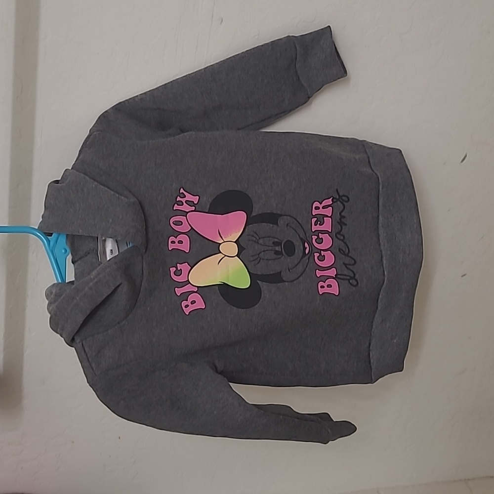 Disney Gray Minnie Mouse Infant Hooded Jacket  Size 18 months